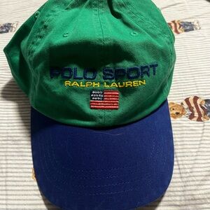 Polo by Ralph Lauren Green and Blue Hat